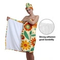 thumbnail image 5 of Colevkie 2 Pieces Bath Wrap Set Bath Skirt & Shower Cap for Women Beach Towel Hair Drying Cap Adjustable Quick Drying for Bathroom Sauna Hotel Travel Portable Printed Colorful Florals Pattern, 5 of 8