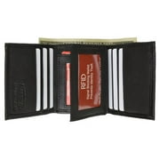 Marshal? Mens Trifold Leather Wallet RFID Blocking RFID 1107