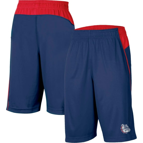 Men's Russell Navy Gonzaga Bulldogs Team Shorts
