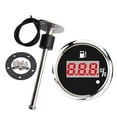 thumbnail image 2 of A 52mm Digital Fuel Level Gauge With Warning Light 0-190ohm Oil Tank Indicator Marine Fuel Level Sensor125 150 200 250 400 500mm ,Easy Setup, 2 of 7