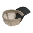 thumbnail image 4 of Mens Super Soft Mesh Cotton/Polyester Back Cap Black/ Khaki OSFA, 4 of 4