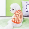 thumbnail image 4 of NIBOLOG Striped Pet Vest Extra Soft Breathable Sweat-absorbent Sleeveless Easy-wearing Dress-Up Cotton Summer Striped Pet Dog Vest Pet Supplies, 4 of 8