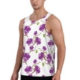 thumbnail image 3 of Rocae Orchids Flowers for Men's Workout Tank Top Men's Running Tank Top Dry Fit Athletic Workout Tank TopsXX-Large, 3 of 9