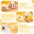 thumbnail image 3 of Juego de cestas de spa Nuogo, 13 unidades, con bata de baño, calcetines y vela para mujer, 3 of 8
