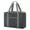 grey, variant on Compact Durable Carry-On Weekender Travel Duffle Bag, Airline Approved, 18x7x13.5, Black