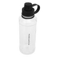 thumbnail image 4 of Botella de agua de 1000ml, gran capacidad, mango ancho, tapa integrada, doble boca, resistente a fugas, taza deportiva para exteriores, color negro, 4 of 5