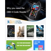 MOTOPOWER Car OBD2 Scanner Check Engine Fault Code Reader Diagnostic Scan Tool, Black Edition
