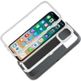thumbnail image 5 of Entronix Funda Resistente para iPhone 12, Triple Capa, Resistente a Golpes y con Protección contra Caídas, Color Gris, 5 of 5