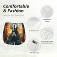thumbnail image 6 of Lsque Sunset Meditating Bichon Frise Printed Women's Running Shorts with Liner Pockets,Elastic Quick Dry Workout Athletic Gym Yoga Shorts,Womens High Waist Shorts-Small, 6 of 9