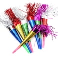 thumbnail image 1 of 30PCS Party Blowout Metallic Fringed Party Noisemaker Party Whistle Party Favor, 1 of 10