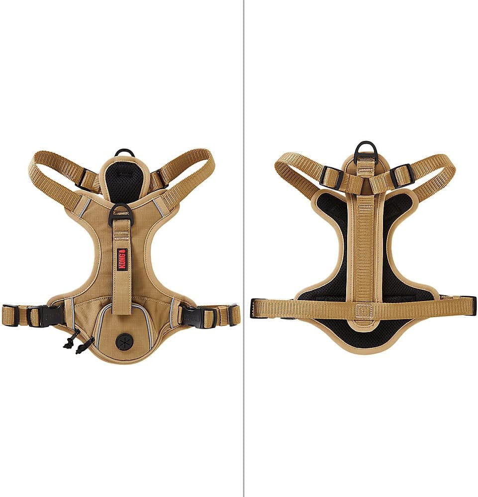 KONG Ultra Durable Waste Bag Harness (Small, Tan)