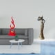 thumbnail image 2 of Escultura Moderna De Resina Con Forma De Dama En Llamas, Figura Tribal Abstracta De Fuego, Adorno Decorativo De Mesa Para Oficina, Patio, Escritorio, Estantería, Regalo De Inauguración De La, 2 of 8