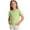 Green, variant on Girls Short Sleeve T Shirts Kids Summer Crewneck Basic Tee Solid Color Casual Cotton Tunic Tops Workout Clothes (Yellow,7-8 Years)