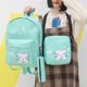 thumbnail image 4 of 3pcs / Set Mujeres Mochila Cat Canvas Crossbody Bag Girls Pencil Case (Verde)-197475.02 Likrtyny Para estrenar, 4 of 8