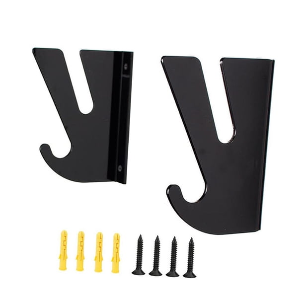 Estante de pared para patinetas, práctico organizador horizontal para colgar tablas de snowboard negro