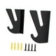thumbnail image 1 of Estante de pared para patinetas, práctico organizador horizontal para colgar tablas de snowboard negro, 1 of 9