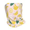 thumbnail image 2 of Yiaed Banana With Leaves Print Multifunction Beanie Hats for Women Men Slouchy Knit Beanie Hat Winter Hat Scarf Stretch Skull Cap, 2 of 8