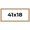 Bhutan, variant on 41x18 Frame Gold Real Wood Picture Frame Width 1.5 inches | Interior Frame Depth 0.5 inches |