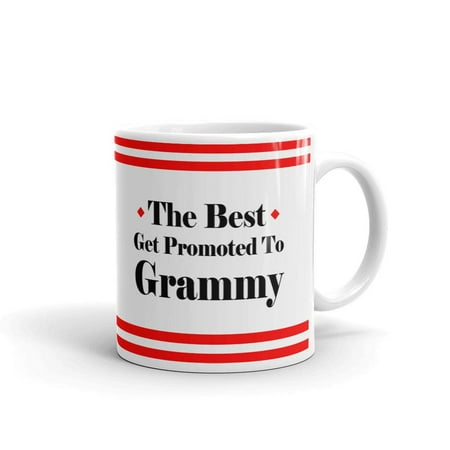 The Best Get Promoted to Grammy Coffee Tea Ceramic Mug Office Work Cup Gift 11 (Best Way To Get Promoted At Work)