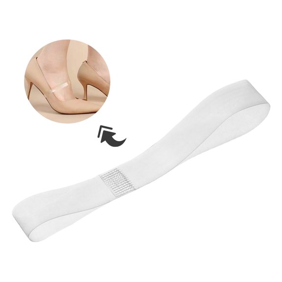 LOLIPPYY 25 Pairs Clear Invisible Shoe Straps for Heels, Detachable Elastic Bands for Comfortable Fit and