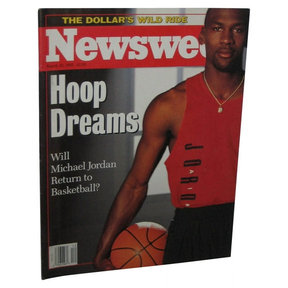 Newsweek Hoop Dreams March 20 1995 NBA Basketball Michael Jordan Magazine Book
