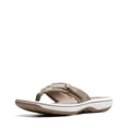 thumbnail image 1 of Chancletas Clarks Breeze Sea para mujer, color topo, talla 6, 1 of 9