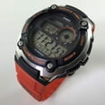 thumbnail image 2 of Men's World Time Watch, Orange Resin Strap, 2 of 3