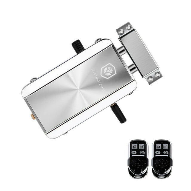 Home Door Lock Kit Remote Control Keyless Entry Electronic Lock Smart Wireless Theft Deadbolt Access Control System for Home Hotel Apartment