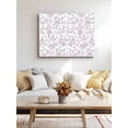 thumbnail image 4 of Spring Flower Wall Art for Living Room,Canvas Picture Wall Decor for Bathroom Bedroom,Vintage Farmhouse Light Purple Boho Leaf Painting Artwork for Office Kitchen Hallway Dining Room Decor 20"x24", 4 of 8