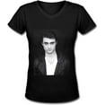 thumbnail image 4 of Daniel Radcliffe V Neck T Shirts Womens Summer Sexy Tee Casual Short Sleeve Shirts XX-Large, 4 of 5