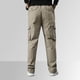 thumbnail image 5 of Pantalones holgados de algodón de talla grande para hombre, de color liso y cintura elástica, versátiles para el día a día y el trabajo., 5 of 8