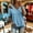 Light Blue, variant on Cold Shoulder Tops for Women V Neck Half Sleeve Casual Cutout Summer T Shirts Fashion Loose Fit Basic Everyday Trendy Travel Vacation Blouses