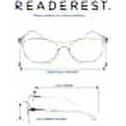 Readerest Blue Light Blocking Reading Glasses Clear 275 Magnification