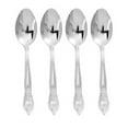 All Top Bargains 12 Pc Stainless Steel Teaspoon Set for Dinner Table, Coffee Tea Spoons Flatware