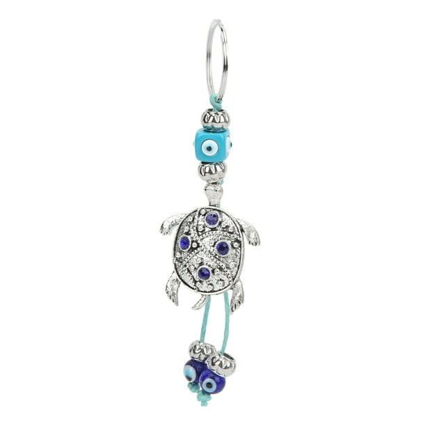 Llavero de mal de ojo, llavero de mal de ojo, colgante decorativo de mal de ojo de tortuga, amuleto de mal de ojo, claridad notable