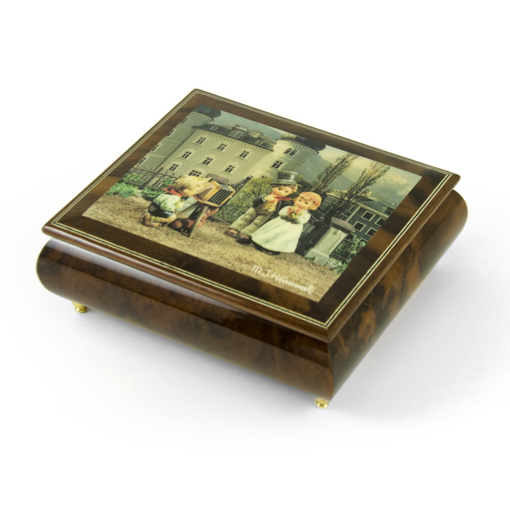 Handcrafted Italian Ercolano Musical Box - by MI Hummel - In the Good Old - Walmart.com