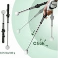 thumbnail image 5 of BESTSKY 2026 New Golf Telescopic Club, Retractable Golf Swing Training Aid, Portable Golf Grip Trainer with Click Feedback, Strength & Tempo Training for Right & Left-Handed Golfers, 5 of 6