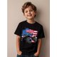 thumbnail image 1 of Monster Truck 4th Of July Shirt Boys American Flag USA Funny Awesome Graphic Kid TShirt Casual Kid T Shirts Streetwear Tops Tees for Kid, 1 of 4
