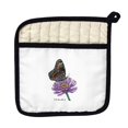 thumbnail image 1 of Betsy Drake PT049 Porte-Pot Papillon Violet Tacheté Rouge, 1 of 1