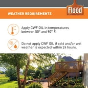 Flood 5 Gallons Honey Gold Transparent CWF-UV Exterior Wood Stain