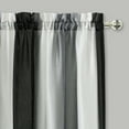 thumbnail image 3 of Achim Spectrum Rod Pocket Window Curtain Panel - 50x84 - Black/Silver, 3 of 6