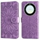 thumbnail image 1 of Funda tipo cartera GANGXUN para Honor Magic 5 Lite , diseño girasol, cuero PU, soporte, cierre magnético, tarjetero, 1 of 5