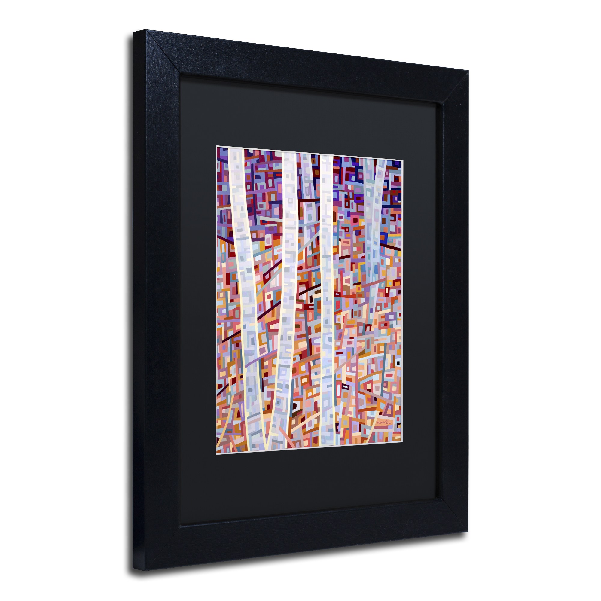 Mandy Budan 'Incandescence' Black Matted Framed Art