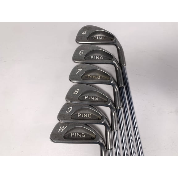Pre-Owned Ping Karsten II Iron Set 4-PW Black Dot Karsten ZZ-Lite Regular Mens RH- No 5i