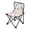 Small Watercolor Splashes and Dots, variant on 600D Oxford Camping Chair Portable Foldable Chair Supports 220 lbs for Picnic, Fishing, Backpacking Peach and Blue Rhombus