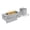 Light Gray, variant on Evita 42" Propane Fire Pit Table, Rectangular Outdoor Gas Fire Pit Table with Tank Storage and Glass Wind Guard, 50,000 BTU Patio Fire Table for Backyard