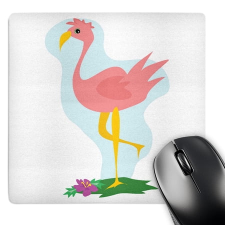 3dRose  Cute Pink Flamingo Standing In The Yard  MousePad price history on PriceWatchPro