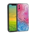 thumbnail image 1 of Compatible with iPhone XS Phone Case, Blue-Marble-94 Case Silicone Protective for Teen Girl Boy Case for iPhone XS, 1 of 1