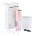 thumbnail image 5 of Potente máquina de lavado de boca con chorro de agua dental, irrigador bucal portátil para blanqueamiento dental, limpieza dental, salud (rosa) JFHHH pequeña, 5 of 5