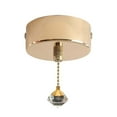 thumbnail image 3 of Stylish Pull Cord Light Switch For Ceiling Applications 150Cm Cord Length Antique Brass Finish For Modern Decor, 3 of 8
